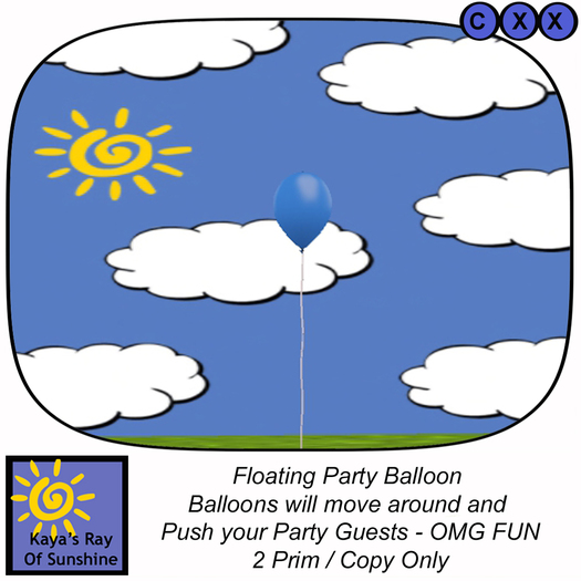 Party Balloon Blue BOX