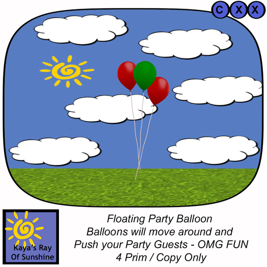 Party Balloon Christmas BOX