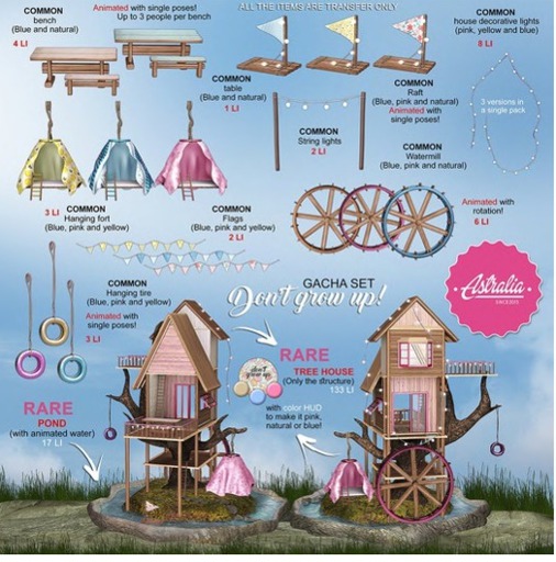 Astralia - Don't grow up (flags) pink