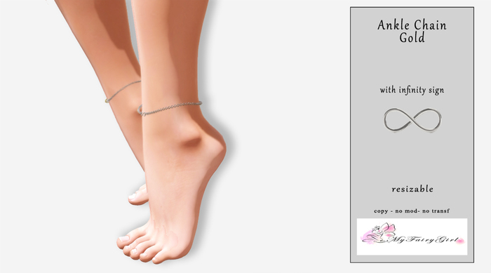 [MFG] Ankle Chain Silver