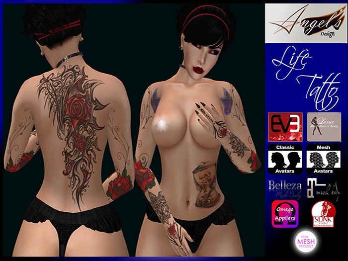 Life Tattoo - Angels Design