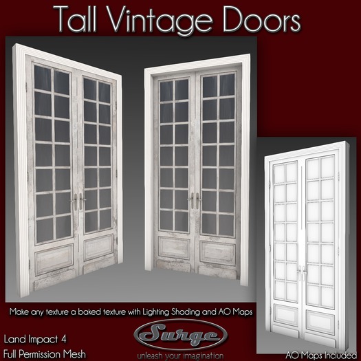 (Surge) Tall Vintage Doors
