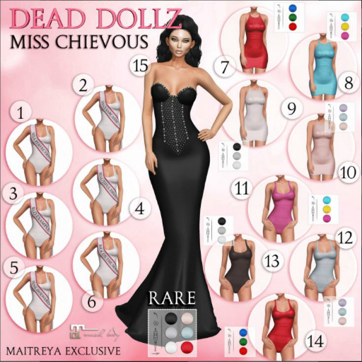 02. Dead Dollz - Miss Chievous - Sash - Miss Sarcasm