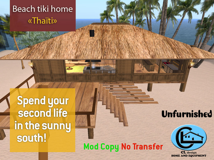 Home tiki THAITI CL Design ULTRA LOW PRIM