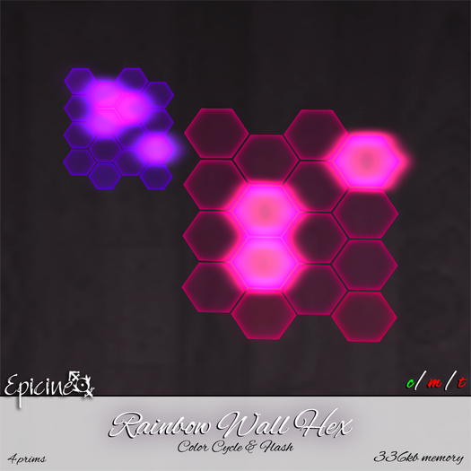 Epicine - Rainbow Wall Hex [Color Cycle & Flash] [Add Me]