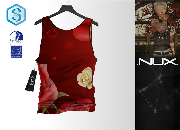 .Nux. Flowers V4 Tanktop [Signature/Slink]