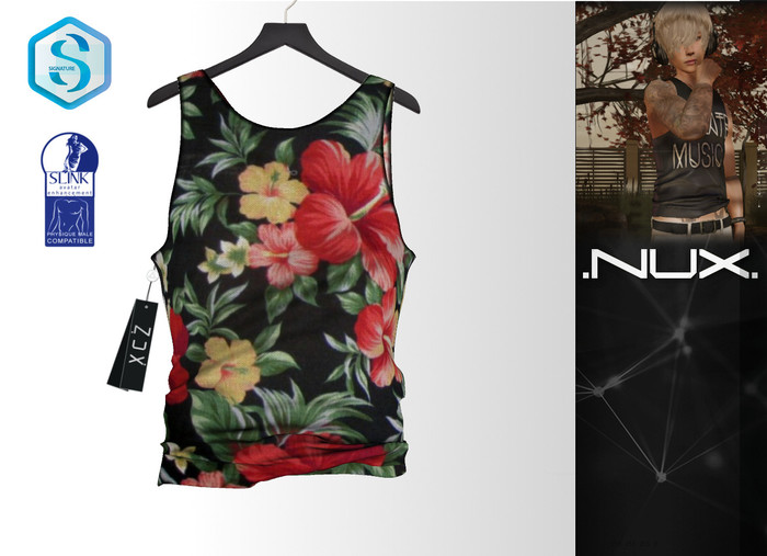 .Nux. Flowers V2 Tanktop [add me]