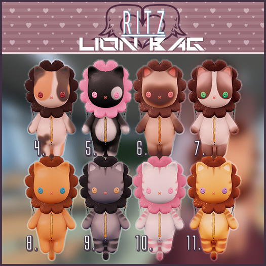 [Ritz] Lion Bags_COMMONS_Fat Pack