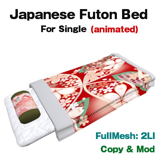 Japanese futon bed (single)