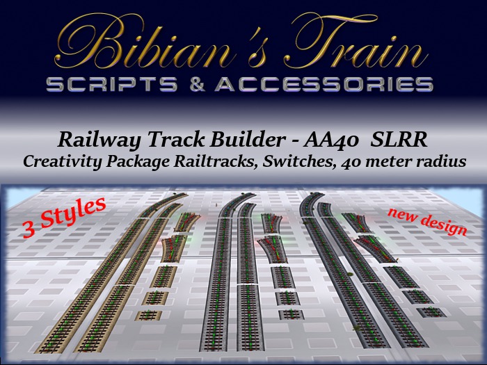 Railway Track Builder Creativity Package - AA40 SLRR