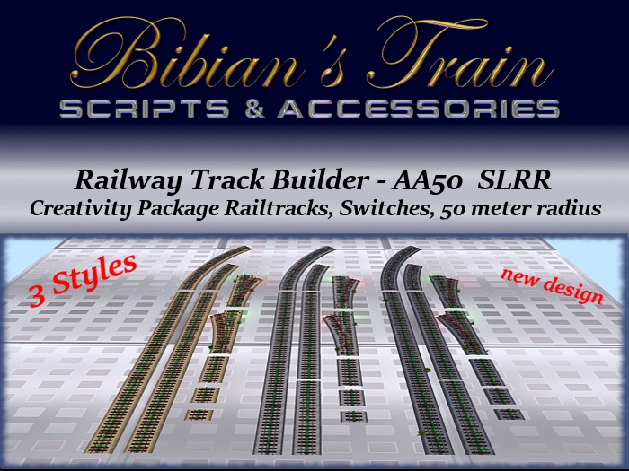 Railway Track Builder Creativity Package - AA50 SLRR