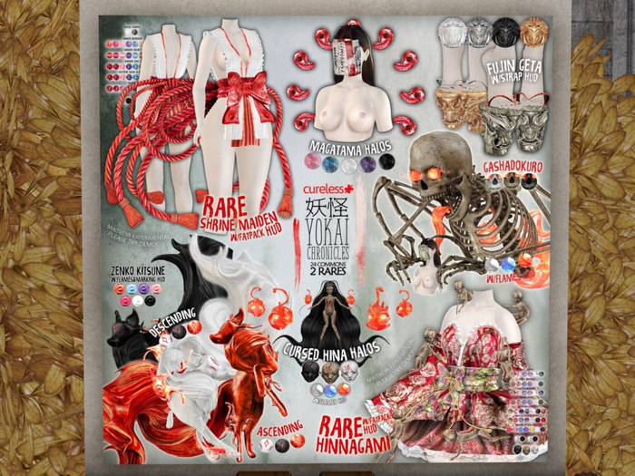 CURELESS[+] Yokai Chronicles / Hinnagami / RARE