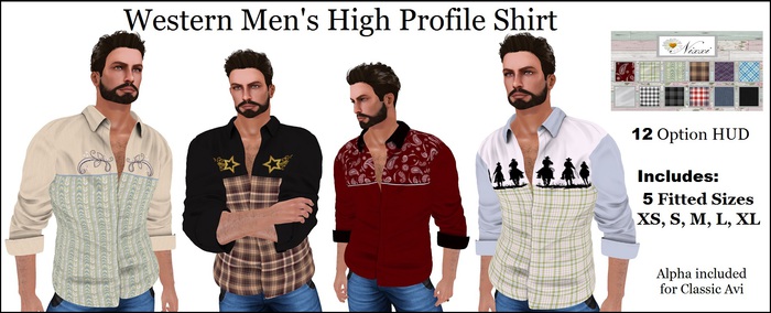 Nixxi Fashions - Men's High Profile Shirt (Western HUD) Boxed