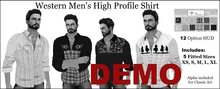 DEMO Nixxi Fashions - Men's Western High Profile Shirt