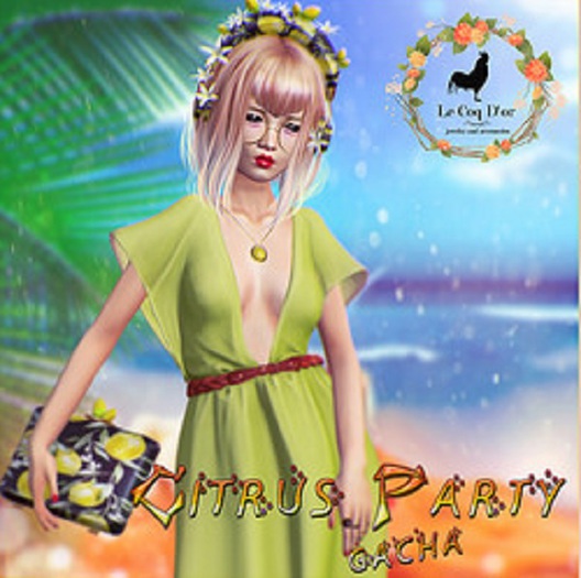 Le Coq D'or - Citrus Party - Necklace [orange]
