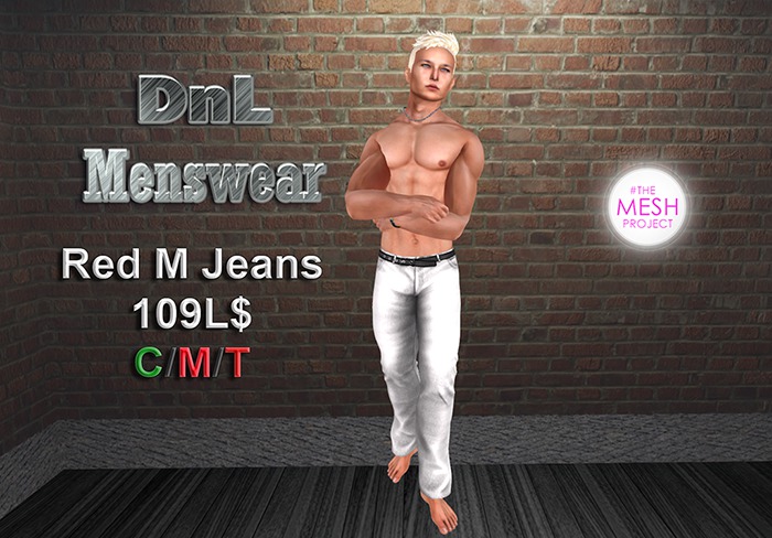 DNL_TMP-White M Jeans (Add to Unpack)