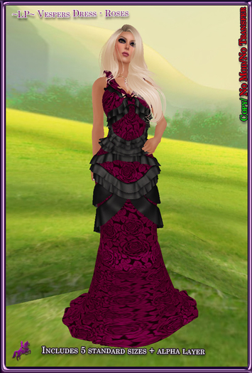 ~LP~Vespers Dress [BOXED] Roses