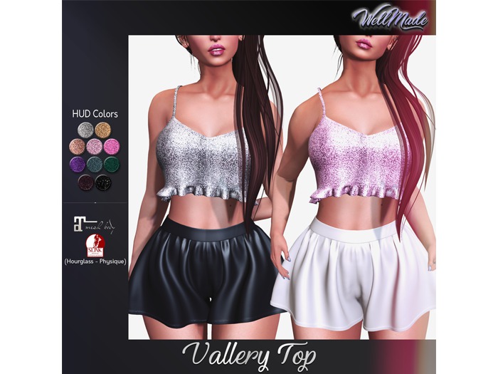 [WellMade] Vallery Top - HUD Colors