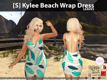 [S] Kylee Beach Wrap Dress Leaves