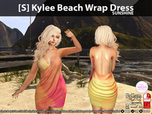 [S] Kylee Beach Wrap Dress Sunshine