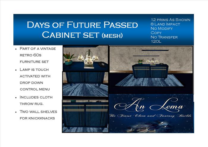 Days of Future Passed Retro Cabinet Set