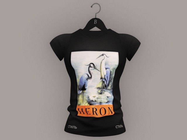 -BTRYL- Heron P. Graphic T-shirt