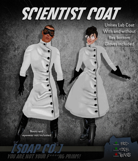 [soap] Scientist Coat LOWER PRICE!