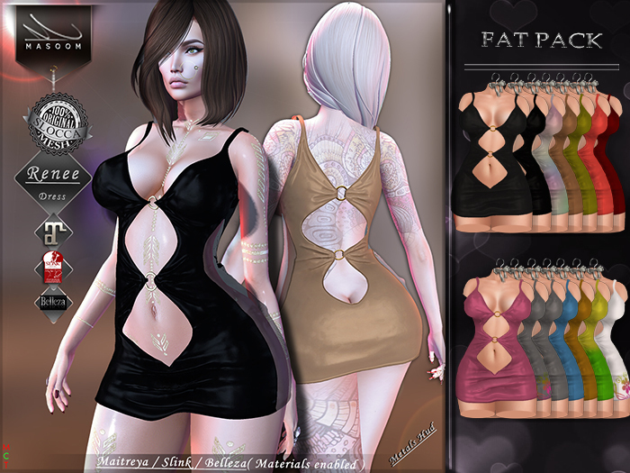 [[ Masoom ]]  Renee dress FATPack *Discounted *