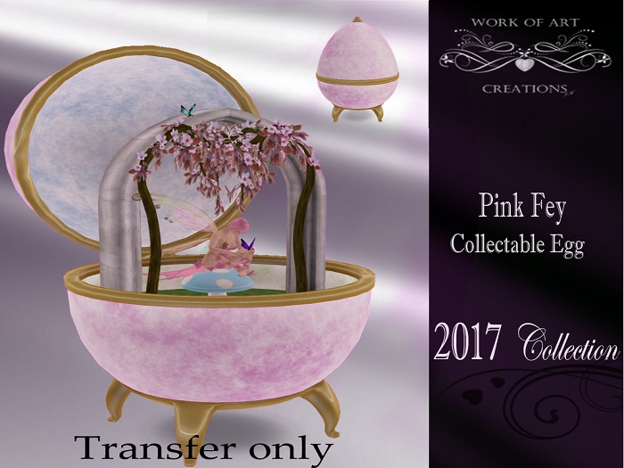 WOA Creations Pink Fey Collectable egg