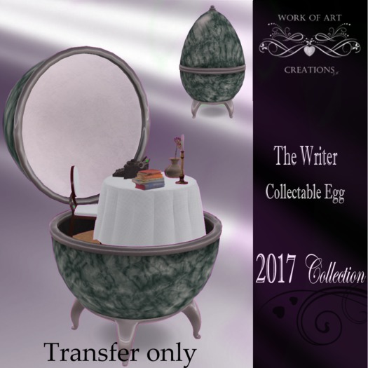 WOA Creations The Writer Collectable egg