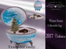 WOA Creations Winter Scene Collectable egg