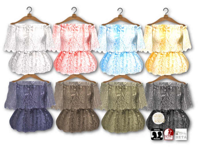 {amiable}Off-shoulder Lace-top(FAT)BOX