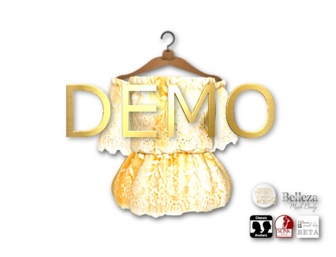 {amiable}Mesh Off-shoulder Lace-top(DEMO)