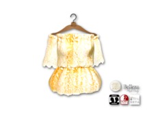 {amiable}Mesh Off-shoulder Lace-top04