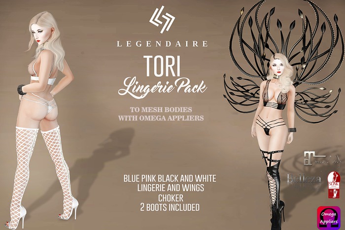 LEGENDAIRE - TORI LINGERIE PACK