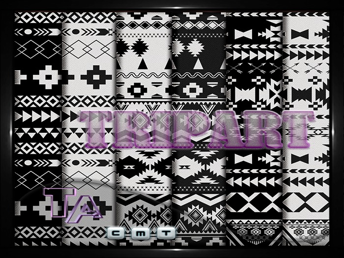 {TripArt} Aztec Fabrics Set 2