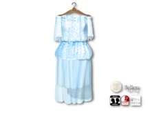 {amiable}Mesh Off-shoulder Lace-top One-piece03