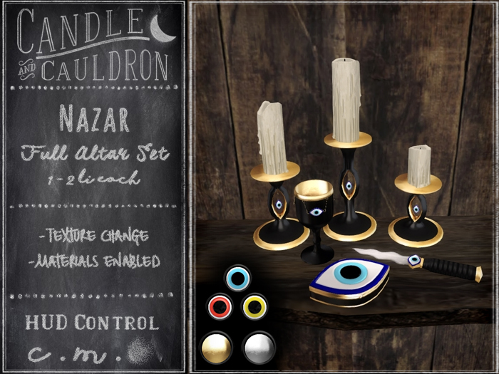 {C&C} Nazar Full Altar Set **ADD ME**
