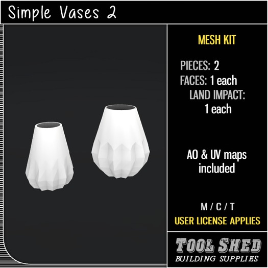 Tool Shed - Simple Vases 2 Kit