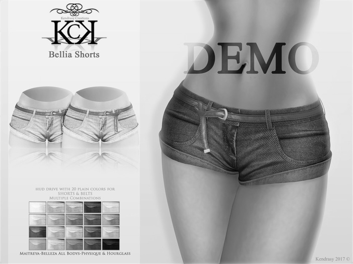 :::KC::: Bellia Shorts // DEMO