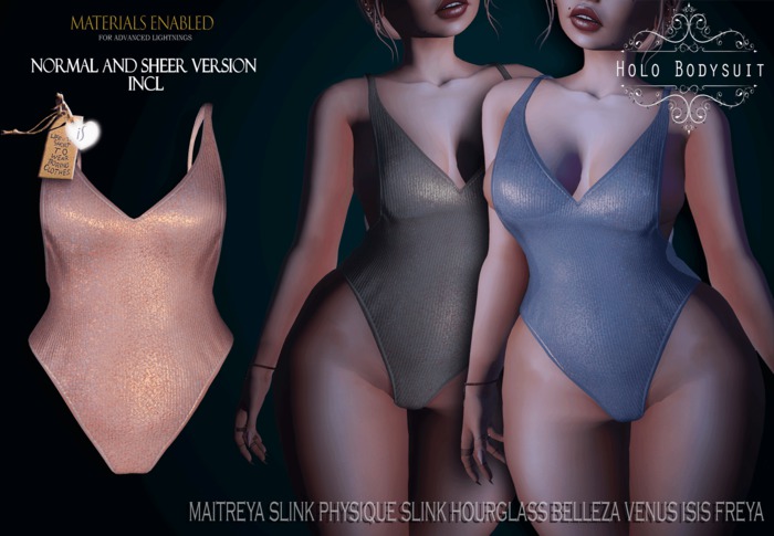 iS Holo Bodysuit ROSE