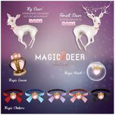 *Tentacio* Magic Deer. chocker blue 1