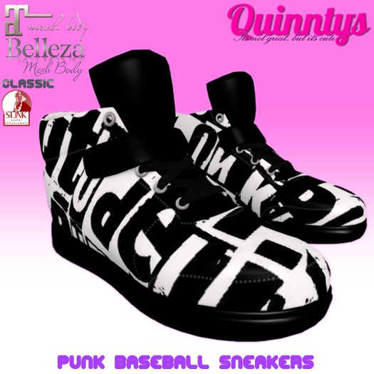 Punk Baseball Sneakers {Quinnty's}  ADD TO  UNPACK