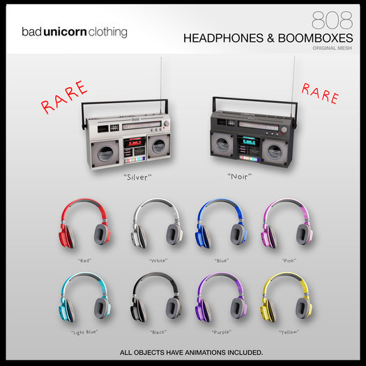 [BUC] "Silver" 808 Boombox RARE