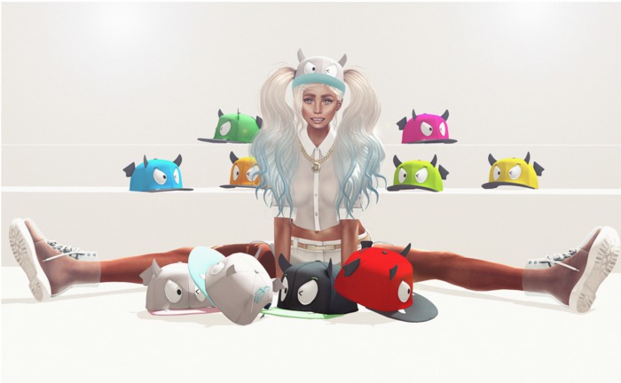 CocoRoni - Dino snapback : Light Pink