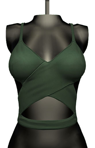 DE Designs - Beth Cross Top - Forest