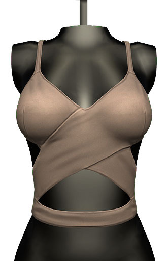 DE Designs - Beth Cross Top - Hazel