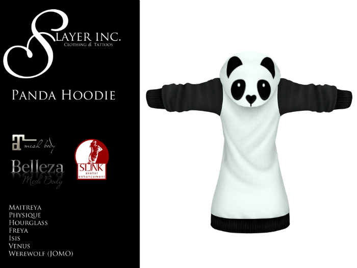 SLAYER Inc. Panda Hoodie Packed