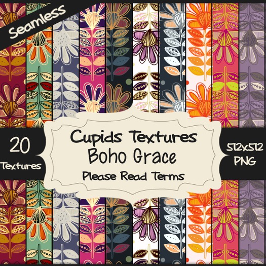 *Cupids Textures * 20 BOHO GRACE