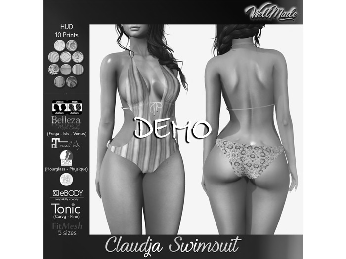 [WellMade] Claudja Swimsuit DEMO